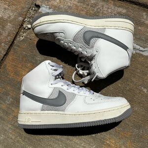 Nike White and Gray Sneakers